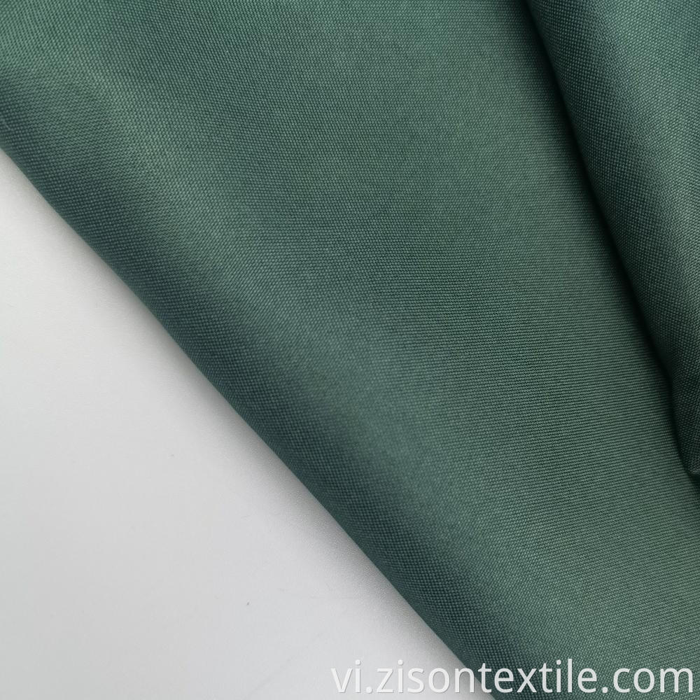Dark Green Woven Dyed Pongee Fabrics